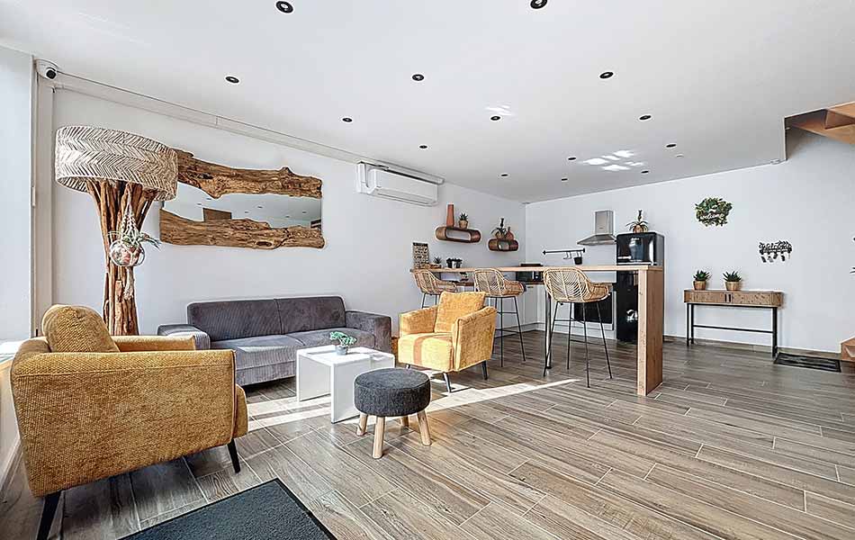 Des espaces conviviaux pour se retrouver en groupe, pour une réunion de famille ou un séminaire